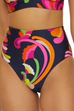 Trina Turk High Leg|High Waist-Poolside Reversible High Waist Bikini Bottom