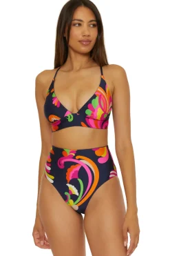 Trina Turk Triangle|Bikinis-Poolside Reversible Triangle Bikini Top