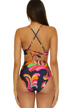 Trina Turk Triangle|Bikinis-Poolside Reversible Triangle Bikini Top