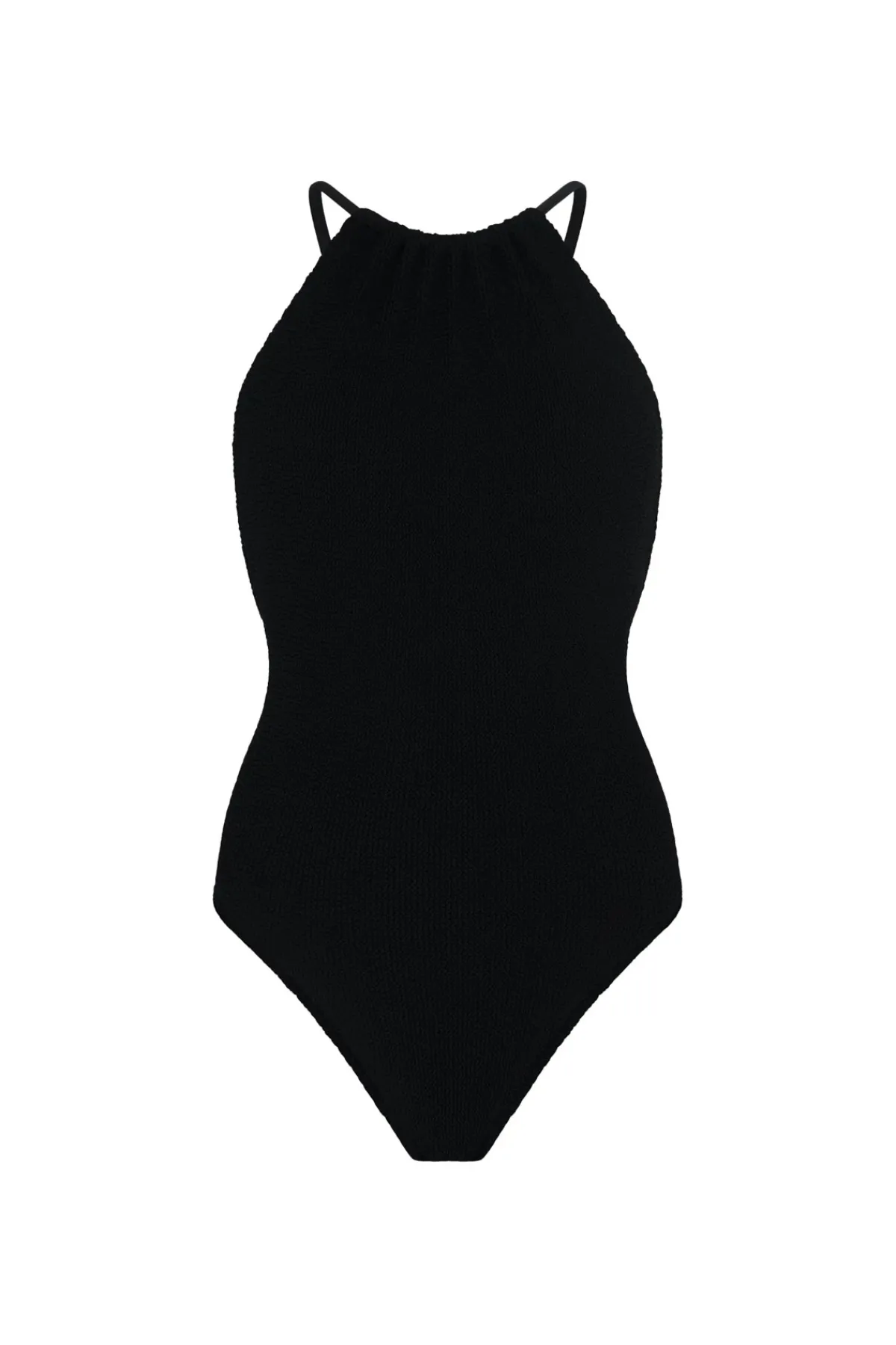 Hunza G High Neck|High Leg-Portia High Neck One Piece Swimsuit
