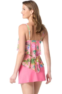 Beach House Tank|Tankinis-Portia Mesh Tankini Top