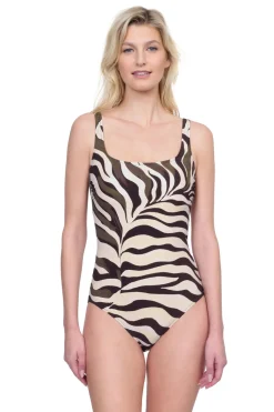 Gottex One Pieces-Printed One Piece Swimsuit