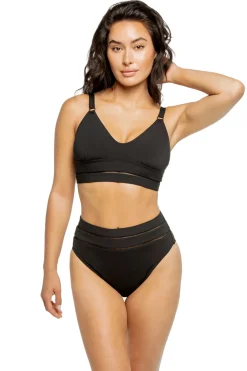 Robin Piccone Bikinis-Quinn Banded Bikini Top
