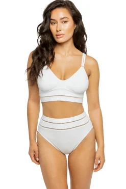 Robin Piccone Bikinis-Quinn Banded Bikini Top
