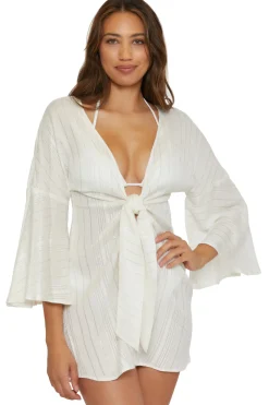 Becca by Rebecca Virtue Tunics-Radiance Tie Front Tunic
