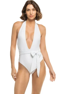 Ramy Brook Halter|Plunge-Raquel Halter Plunge One Piece Swimsuit