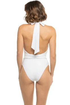 Ramy Brook Halter|Plunge-Raquel Halter Plunge One Piece Swimsuit