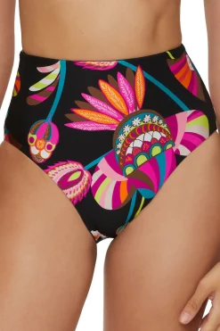 Trina Turk High Waist|Bikinis-Reversible High Waist Bikini Bottom