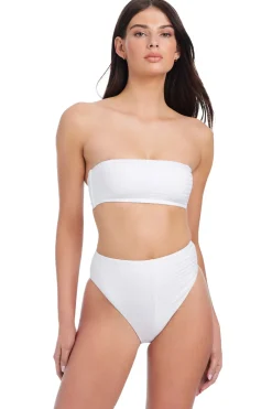 Sanctuary Bandeau|Bikinis-Ribbed Bandeau Bikini Top