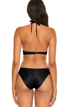 Isabella Rose Halter|Bikinis-Ribbed Halter Bikini Top