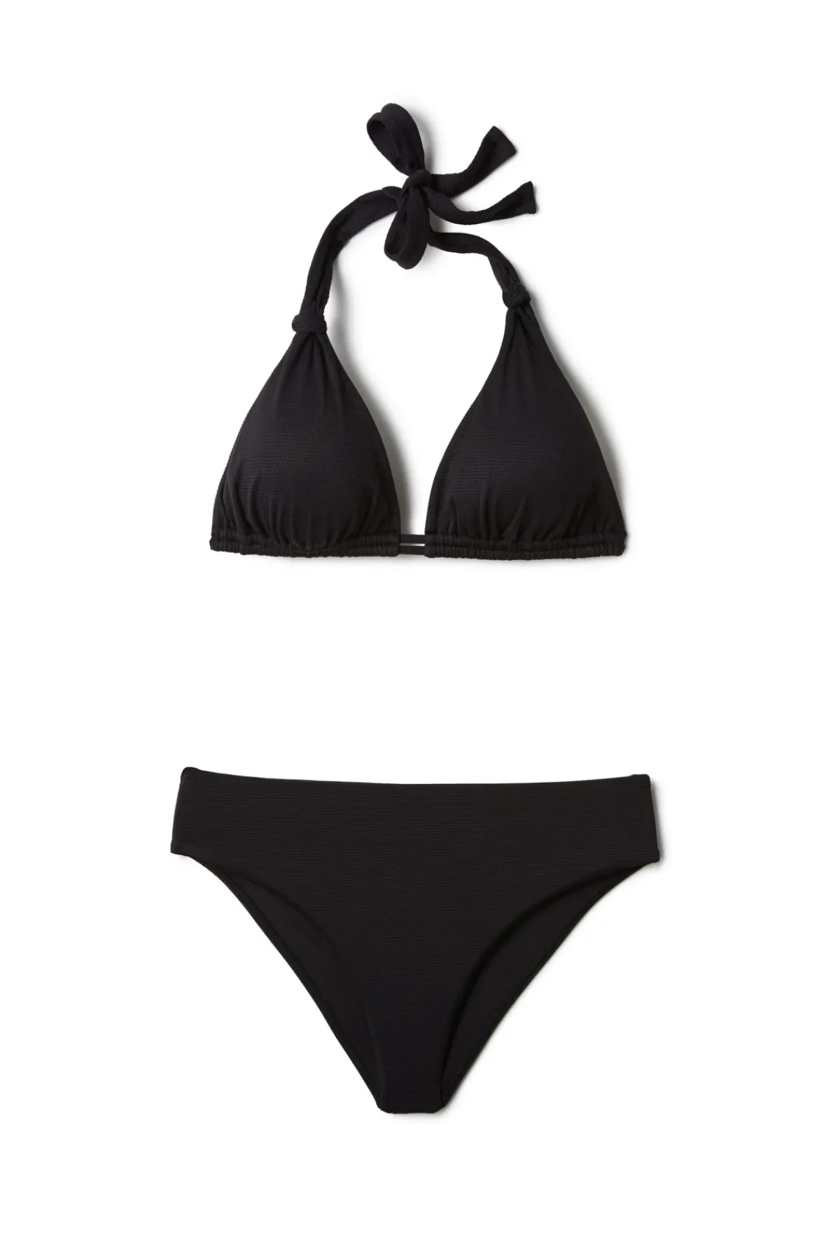 MaxSwim Triangle|Halter-Riley Textured Halter Top