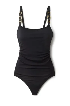 Cerulean Sea Tank|One Pieces-Ring Detail One Piece Swimsuit