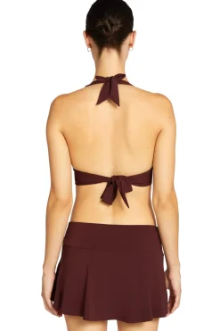 Robin Piccone Triangle|Halter-Ring Halter Bikini Top