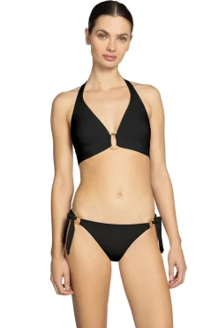 Robin Piccone Triangle|Halter-Ring Halter Bikini Top