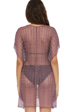 Becca by Rebecca Virtue Tunics-Riviera Metallic Crochet Tunic