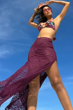 Becca by Rebecca Virtue Bottoms-Rose Maxi Skirt