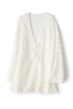 Honorine Sundresses-Rosie Floral Lace Mini Dress