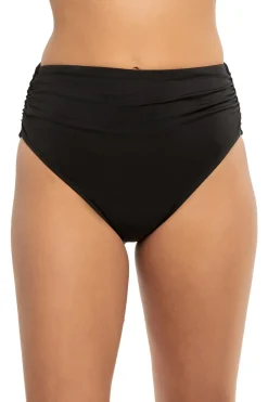 Cerulean Sea High Waist|Bikinis-Ruched High Waist Bikini Bottom