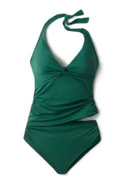 Cerulean Sea High Waist|Bikinis-Ruched High Waist Bikini Bottom