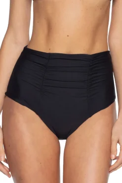 Becca by Rebecca Virtue High Waist|Bikinis-Ruched High Waist Bikini Bottom