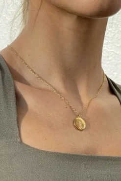 Ellie Vail Jewelry-Rue Sunburst Disc Necklace