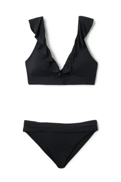 Cerulean Sea Bralette|Bikinis-Ruffle Bralette Bikini Top