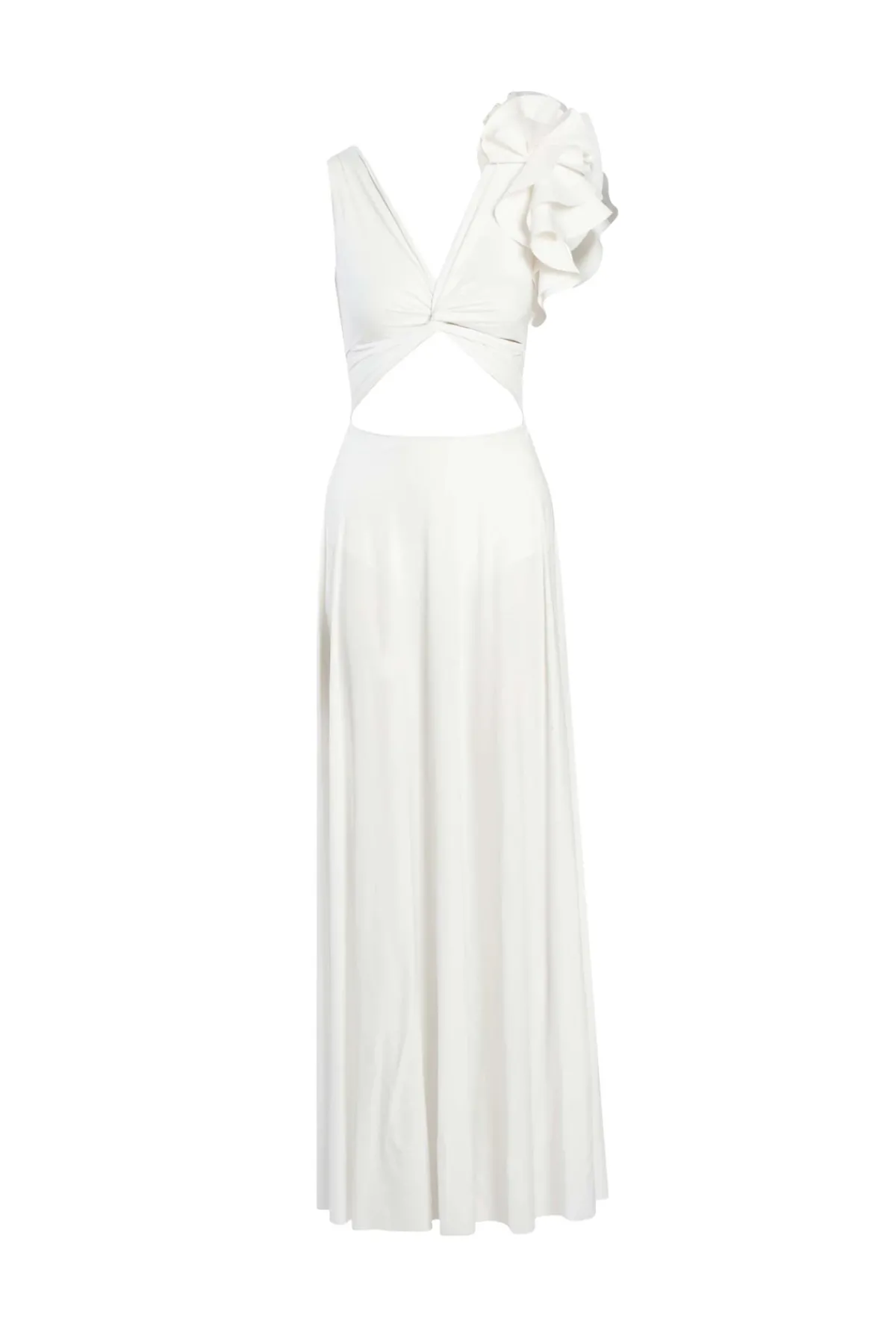 Maygel Coronel Sundresses-Ruffle Maxi Dress