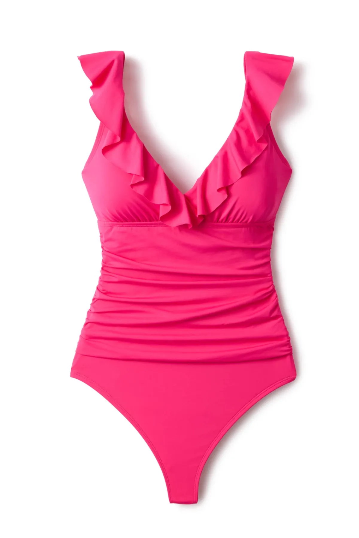 Cerulean Sea Tank|One Pieces-Ruffle One Piece Swimsuit