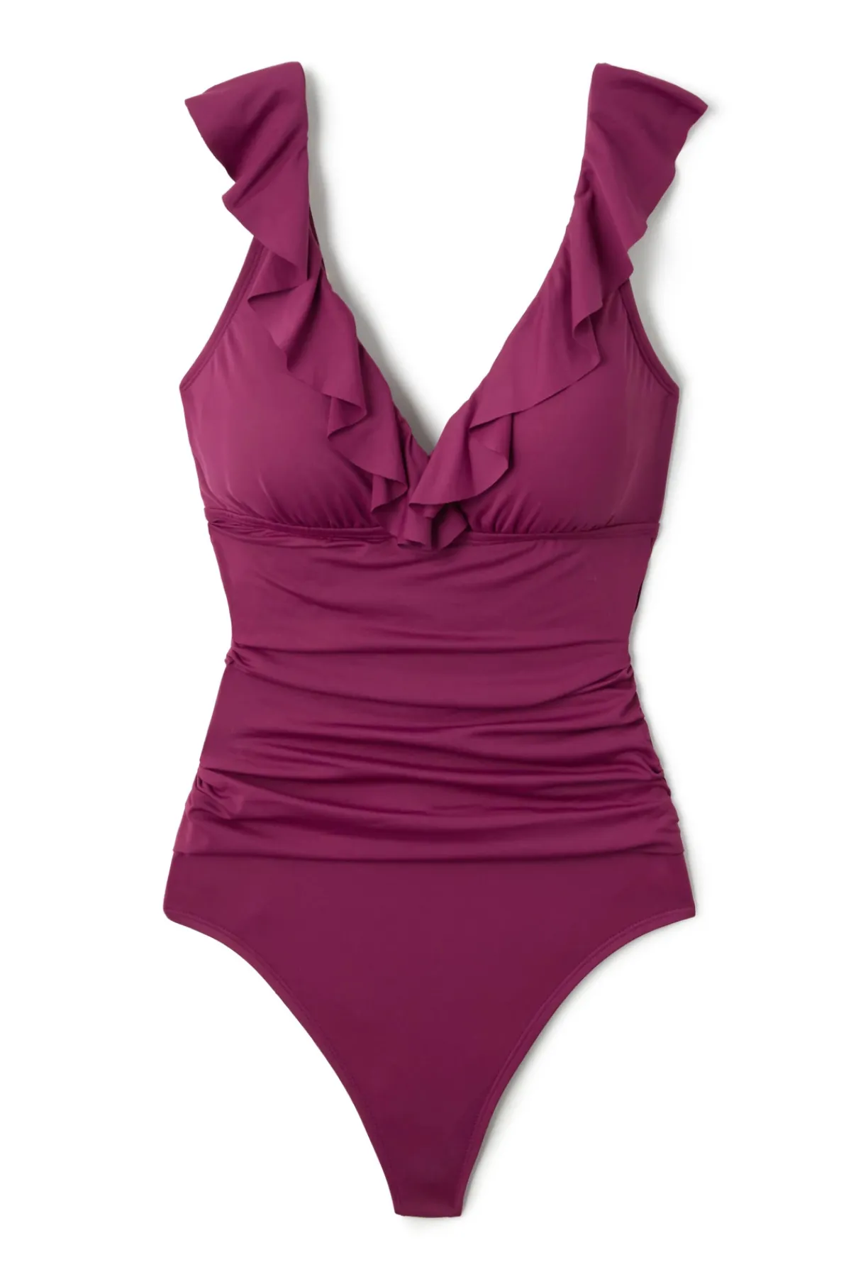 Cerulean Sea Tank|One Pieces-Ruffle One Piece Swimsuit