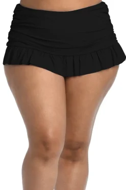 La Blanca Skirted|Bikinis-Ruffle Skirted Bikini Bottom