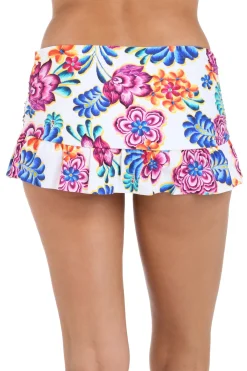 La Blanca Skirted|Bikinis-Ruffle Skirted Bikini Bottom