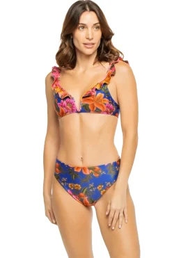 Farm Rio Bikinis-Ruffle Underwire Bikini Top