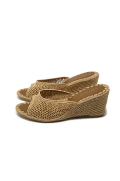 Le M Footwear-Sagana Wedge Sandals