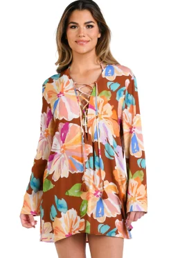 La Blanca Tunics-Saharan Sands Long Sleeve Tunic