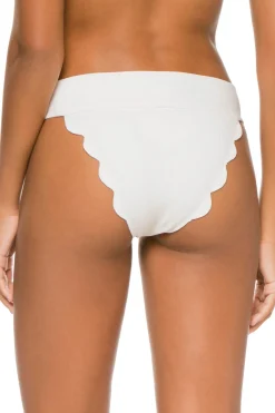 Marysia Hipster|Bikinis-Santa Clara Scallop Banded Hipster Bottom