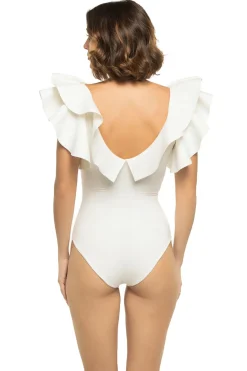 Maygel Coronel Plunge|One Pieces-Santa One Piece Swimsuit