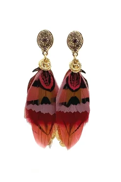 Gas Bijoux Jewelry-Sao Feather Earrings