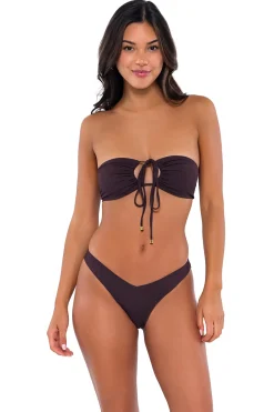 B. Swim Halter|Bandeau-Sasha Bandeau Bikini Top