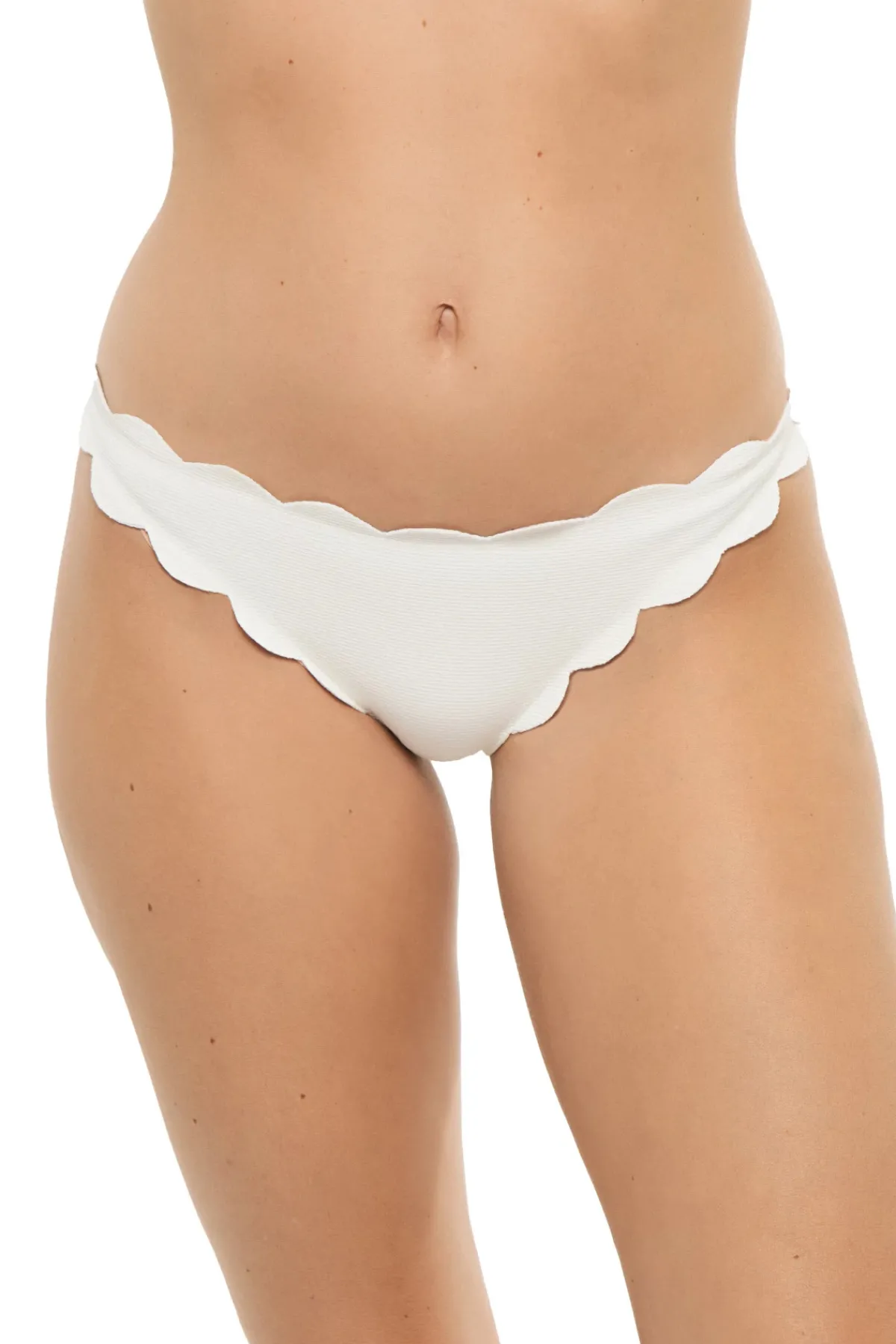 Marysia Hipster|Bikinis-Scallop Hipster Bikini Bottom