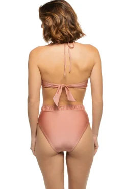 PatBo Halter|Bandeau-Seashell Bandeau Bikini Top