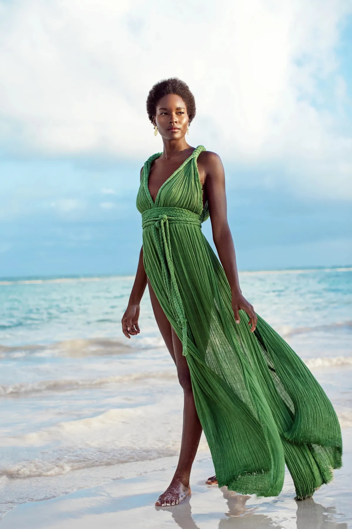 Kasia Kulenty Sundresses-Selena Full Length Harness Gown