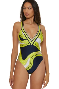 Trina Turk Plunge|One Pieces-Serena One Piece Swimsuit