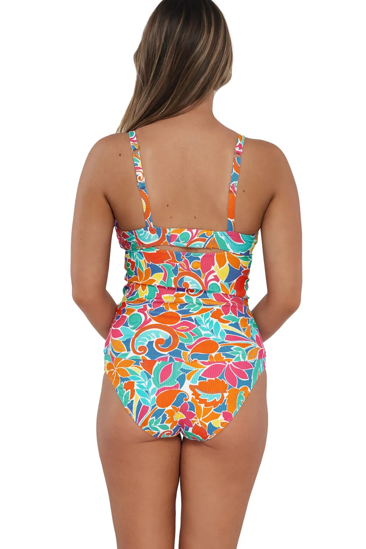 Sunsets Tank|Tankinis-Serena Underwire Tankini Top (E-H Cup)