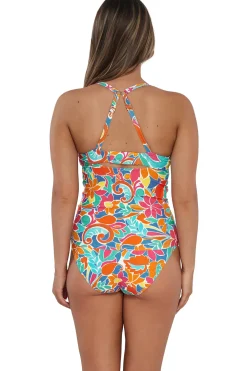 Sunsets Tank|Tankinis-Serena Underwire Tankini Top (D+ Cup)