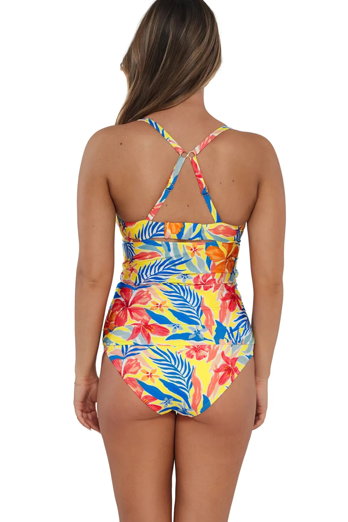 Sunsets Tank|Tankinis-Serena Underwire Tankini Top (E-H Cup)