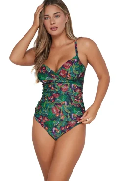 Sunsets Tank|Tankinis-Serena Underwire Tankini Top (E-H Cup)
