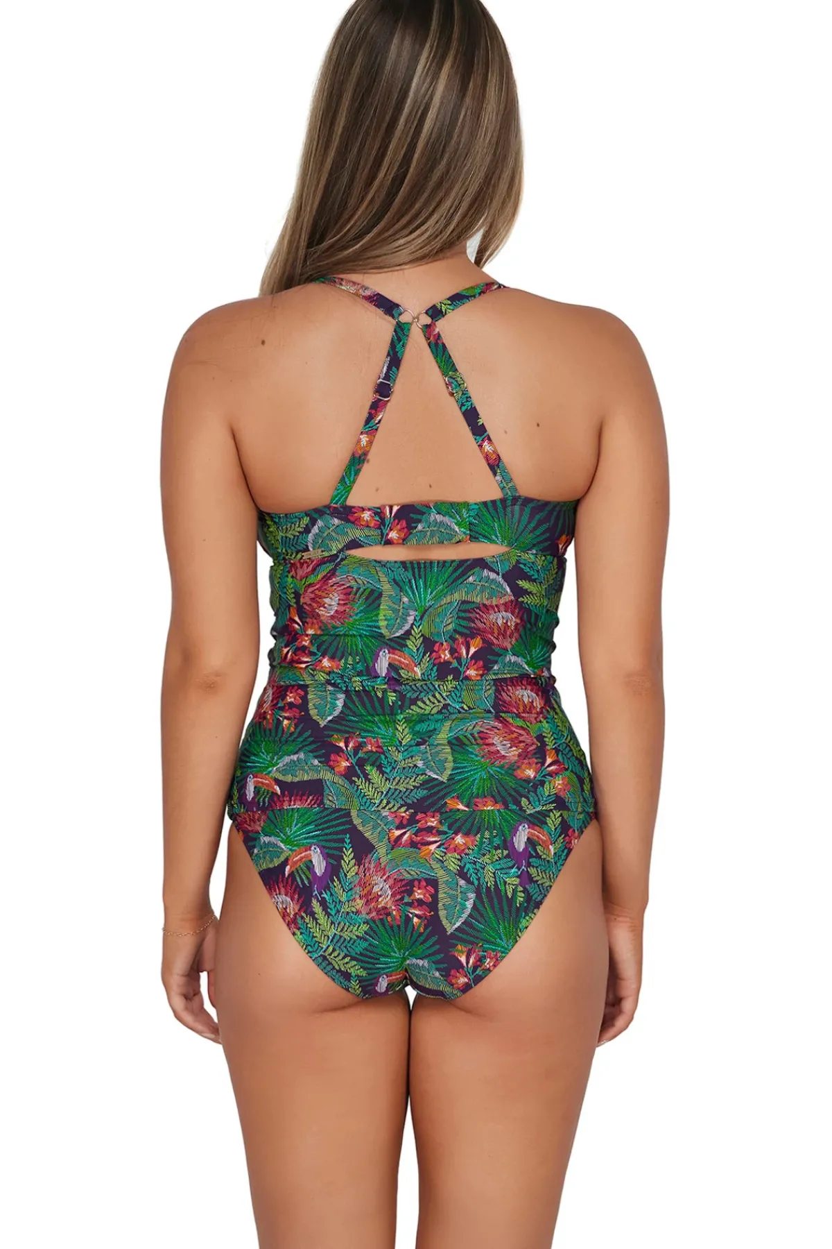 Sunsets Tank|Tankinis-Serena Underwire Tankini Top (E-H Cup)