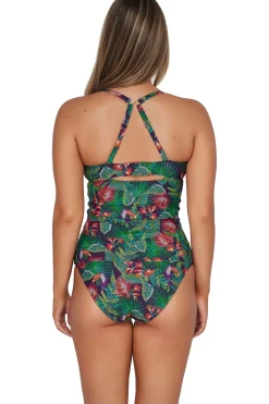 Sunsets Tank|Tankinis-Serena Underwire Tankini Top (D+ Cup)