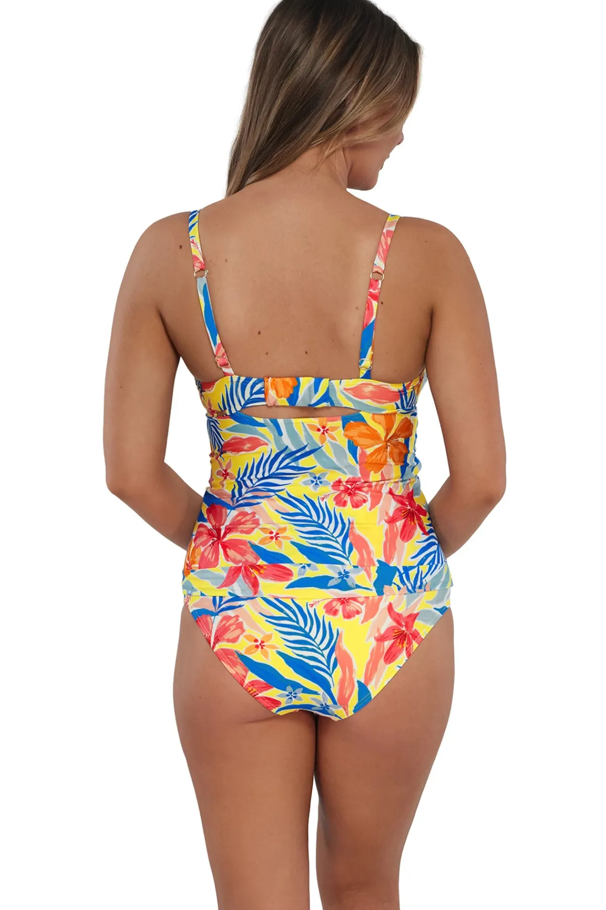 Sunsets Tank|Tankinis-Serena Underwire Tankini Top (D+ Cup)
