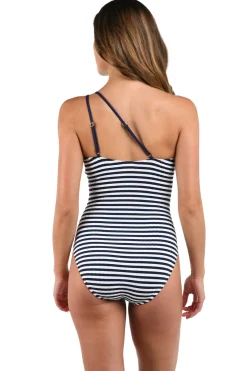 La Blanca Asymmetrical|One Pieces-Set Sail Asymmetrical One Piece Swimsuit